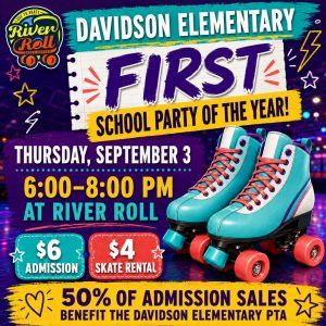 Davidson Sept Skate Night