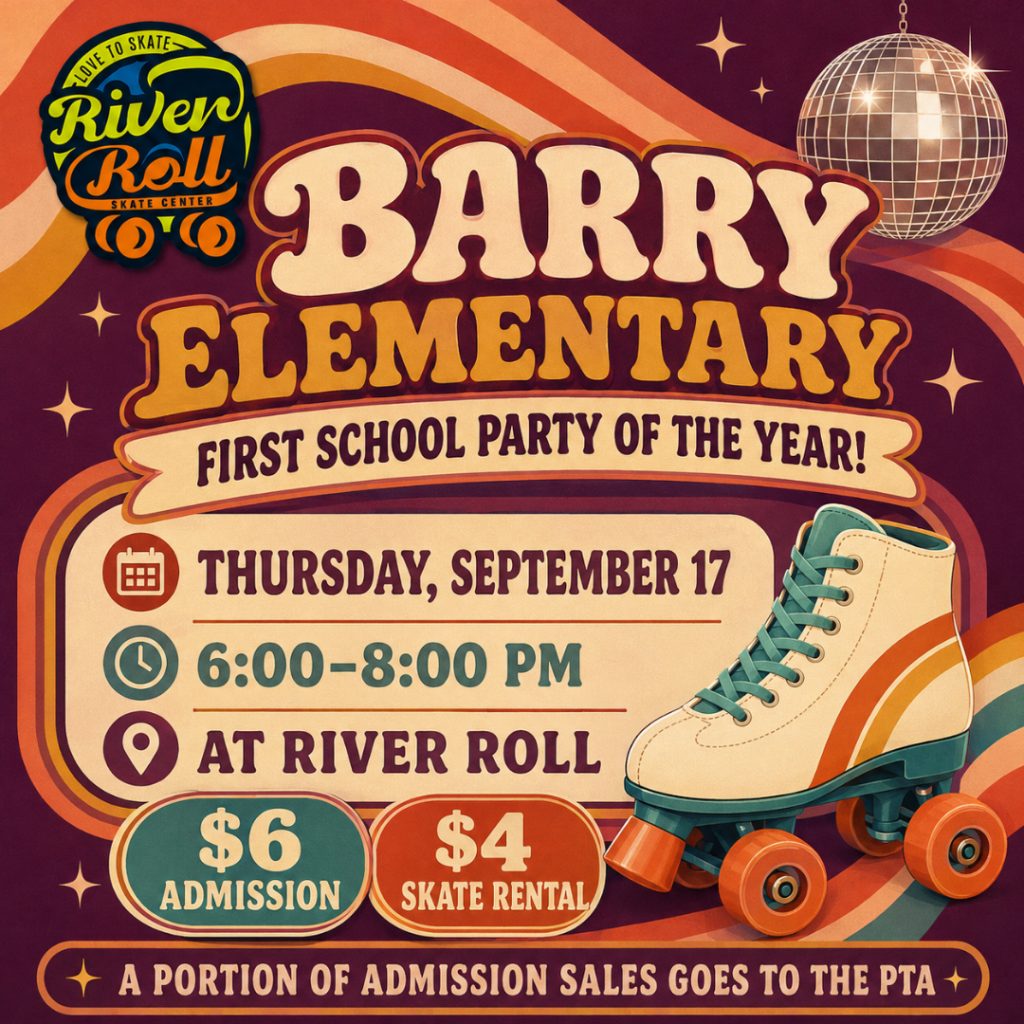 Barry elementary Skate Night