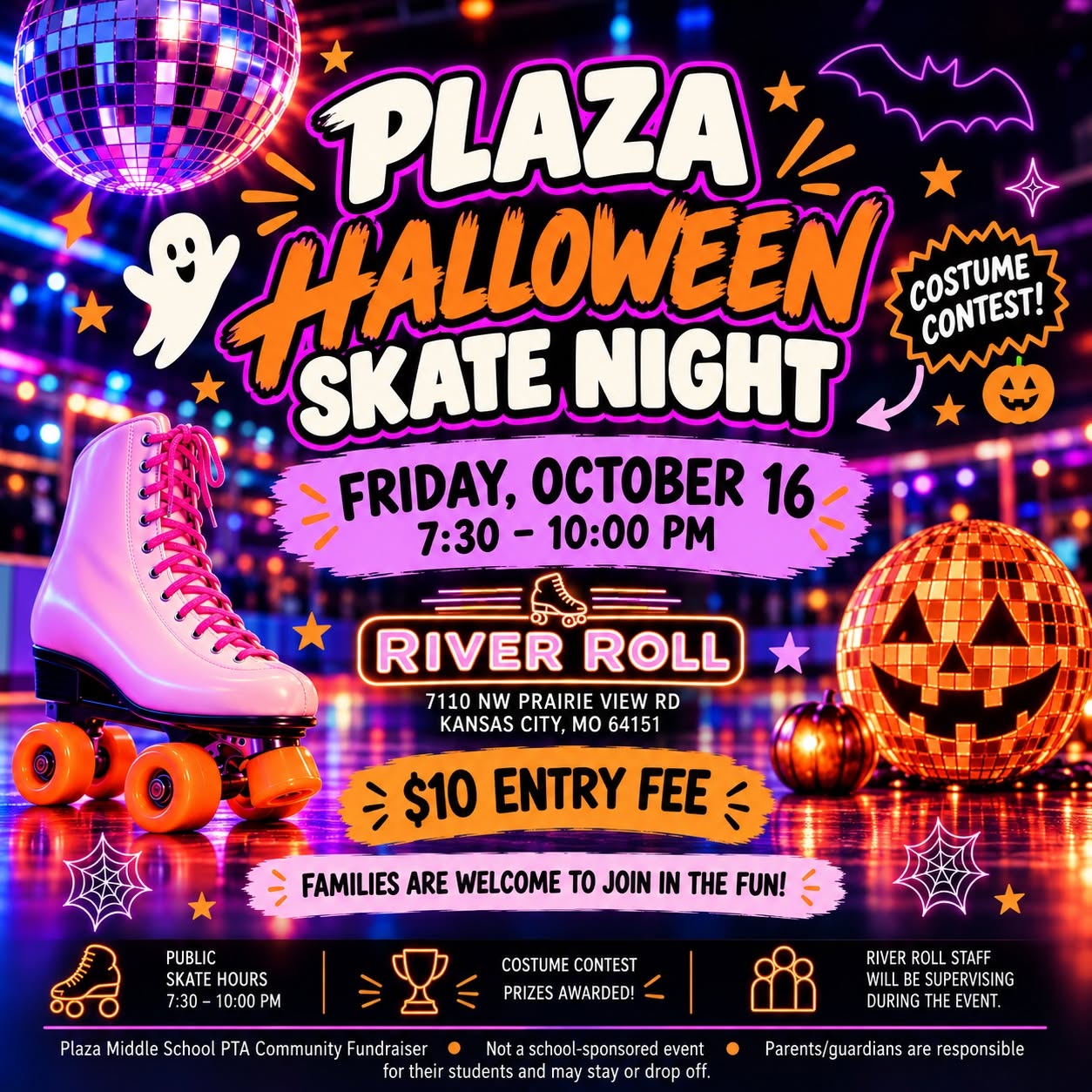 Plaza Middle School Skate Night