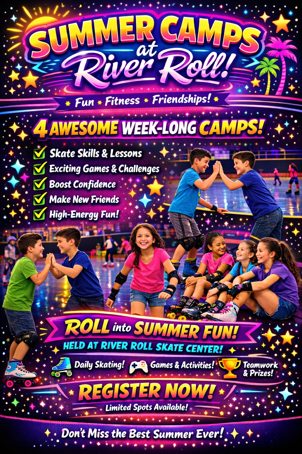 Summer Camps - River Roll: The Best Roller Skating Rink in Kansas City!
